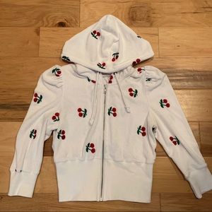Y2k/Early 2000s Cherry Zip Up by Betsey Johnson